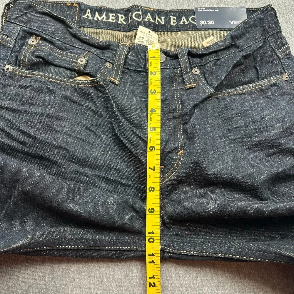 American Eagle‎ Relaxed Dark Wash Jeans Mens 30x30 Straight Leg NEW